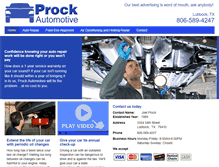 Tablet Screenshot of prockauto.com
